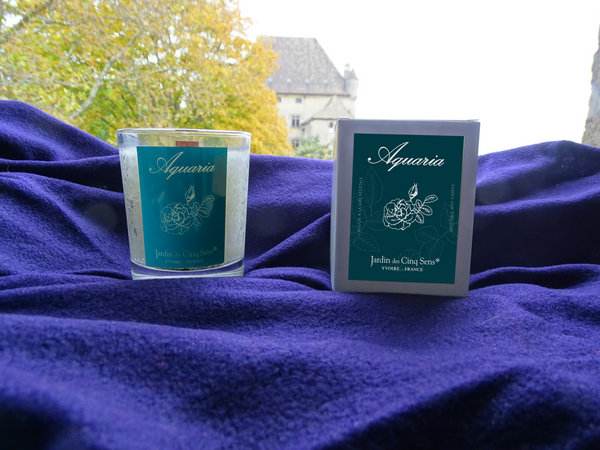 Aquaria®, bougie parfumée à la rose